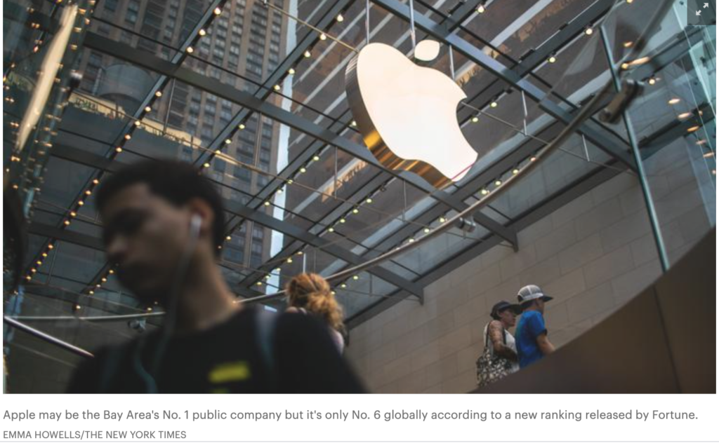 Top Silicon Valley companies in Fortune Global 500 The Ivy Group